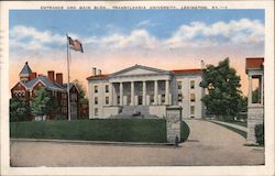 Entrance and Main Bldg., Transylvania University Postcard