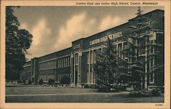 Canton High and Junior High School Mississippi Postcard Postcard Postcard