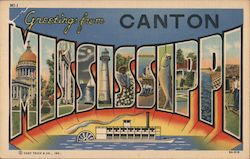 Greetings from Canton, Mississippi Postcard