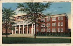 Reneau Hall, Mississippi State College for Women Postcard