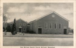 East McComb Baptist Church Mississippi Postcard Postcard Postcard