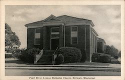 Pearl River Avenue Methodist Church McComb, MS Postcard Postcard Postcard