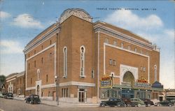 Temple Theatre Meridian, MS Postcard Postcard Postcard