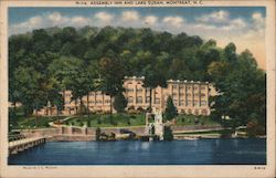 Assembly Inn and Lake Susan Montreat, NC Postcard Postcard Postcard