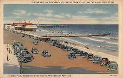 Fishing Pier, Murdoch's Bath House and Dancing Pavilion Postcard