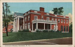 Governor's Mansion Charleston, WV Postcard Postcard Postcard