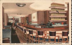 Greetings From Mandalay Lounge and Bar, Hotel Racine Wisconsin Postcard Postcard Postcard