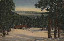 La Madera Ski Area, Sandia Mts. Postcard