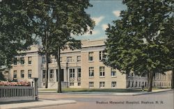 Nashua Memorial Hospital New Hampshire Postcard Postcard Postcard