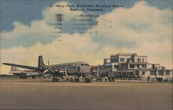 Berry Field, Nashville's Municipal Airport Postcard