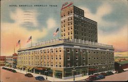 Hotel Amarillo Postcard