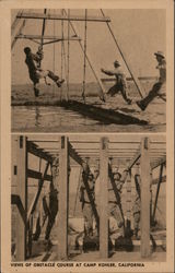 View of Obstacle Course, Camp Kohler Sacramento, CA Postcard Postcard Postcard