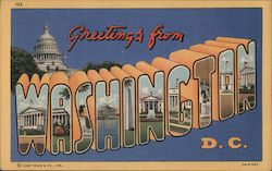 Greetings from Washington, D.C. Postcard