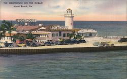 The Lighthouse on the Ocean Postcard