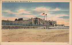 Scarborough State Beach Narragansett, RI Postcard Postcard Postcard
