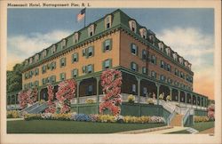 Massasoit Hotel Narragansett Pier, RI Postcard Postcard Postcard