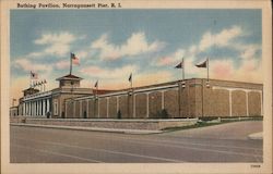 Bathing Pavilion, Narragansett Pier Rhode Island Postcard Postcard Postcard