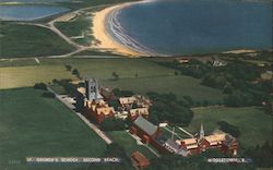 St. George's School, Second Beach Postcard
