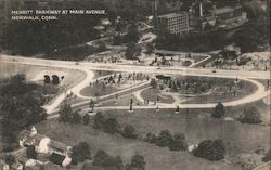 Merritt Parkway at Main Avenue Postcard