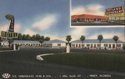 Palm Tree Motel Perry, FL Postcard Postcard Postcard