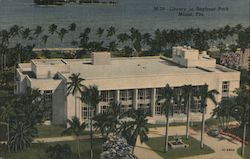 Library in Bayfront Park Postcard