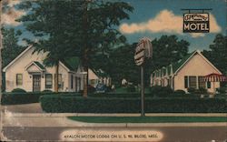 Avalon Motor Lodge Biloxi, MS Postcard Postcard Postcard