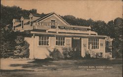 Auction Barn, Danbury Road Wilton, CT Postcard Postcard Postcard