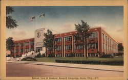 Exterior View of Goodyear Research Laboratory Akron, OH Postcard Postcard Postcard