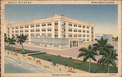 Hotel Milburn Miami Beach, FL Postcard Postcard Postcard