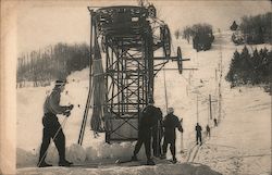 New Poma Ski Lift Postcard