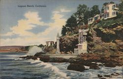 Scenic View Laguna Beach, CA Postcard Postcard Postcard