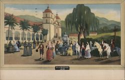 Johnston's Cafeteria Santa Barbara, CA Postcard Postcard Postcard