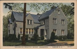 Georgia- Beatie Home Clinton, SC Postcard Postcard Postcard