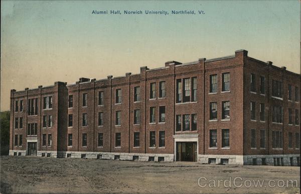 Alumni Hall, Norwich University Northfield Vermont