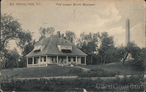 The Joseph Smith Monument South Royalton Vermont