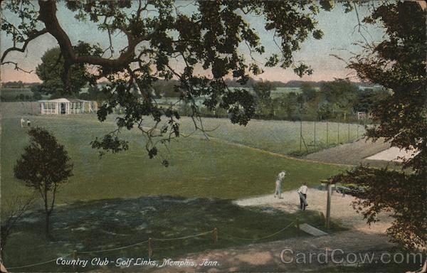 Country Club - Golf Links Memphis, TN Postcard