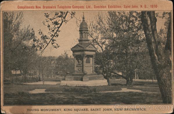 Young Monument, King Square Saint John NB Canada New Brunswick