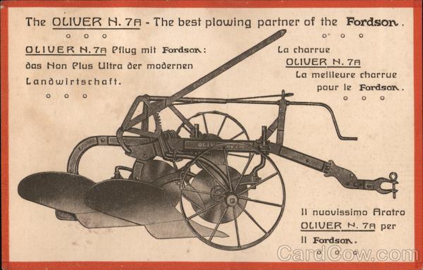 The Oliver N.7A, The Best Plowing Partner of the Fordson