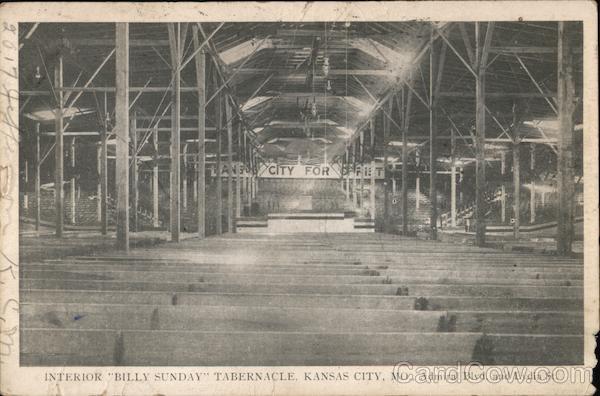 Interior Billy Sunday Tablernacle Kansas City Missouri