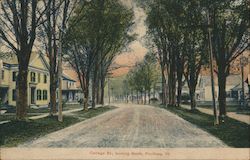 College St., Looking North Poultney, VT Postcard Postcard Postcard