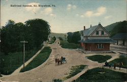 Railroad Station Postcard