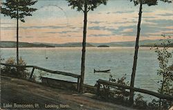 Lake Bomoseen, Looking North Postcard