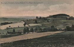 Bennington Battlefield, Looking Westerly from Baum's Entrenchments Postcard