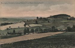 Bennington Battlefield, Looking Westerly from Baum's Entrenchments Vermont Postcard Postcard Postcard