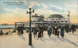 Daily Band Concerts the Year Round Postcard