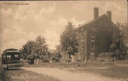 State Line House Postcard
