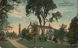 Home of Governor Isaac Tichenor Postcard