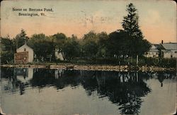 Scene on Bentons Pond Postcard