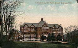 "The School", St. Paul's School Postcard