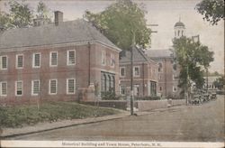 Historical Building and Town House Peterborough, NH Postcard Postcard Postcard